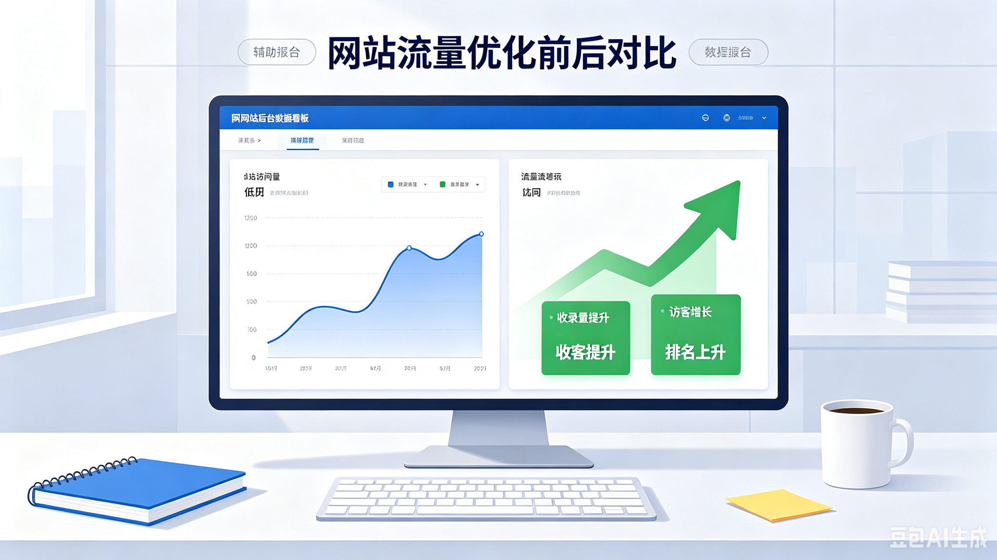 站长实操干货：零基础网站流量暴涨教程，快速提升收录与自然排名